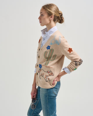 rodeo embroidered cardigan