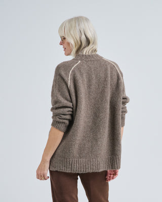 rolled seams pullover