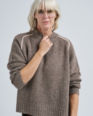 rolled seams pullover