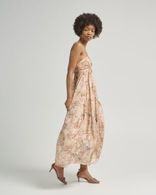 roselight halter maxi dress