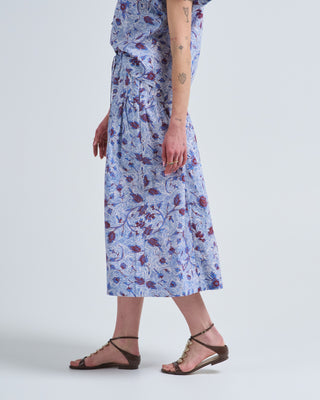 rosen cotton midi skirt