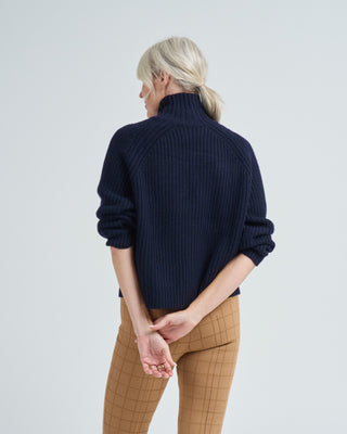 chunky mockneck sweater
