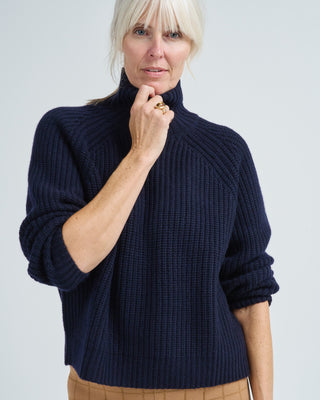 chunky mockneck sweater