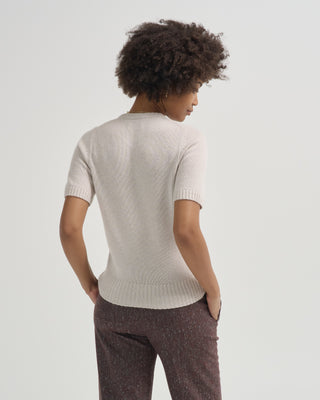 roundneck short sleeve sweater