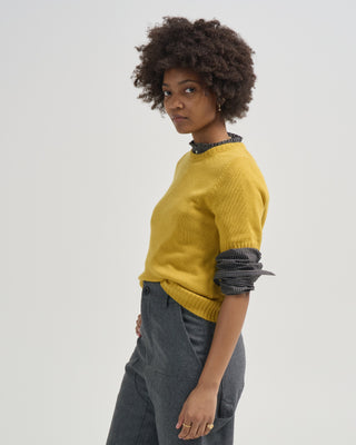 roundneck short sleeve sweater