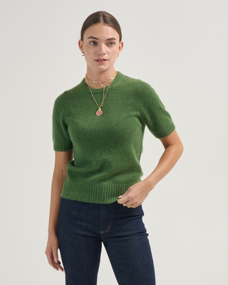 roundneck short sleeve sweater