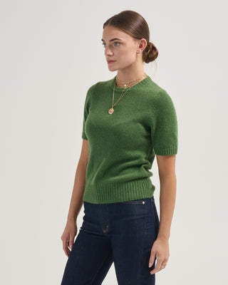 roundneck short sleeve sweater
