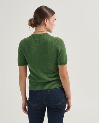 roundneck short sleeve sweater