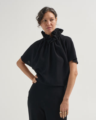 ruff blouse