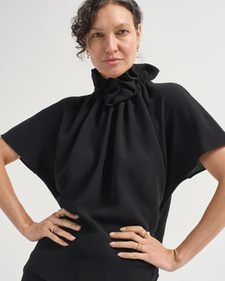 ruff blouse