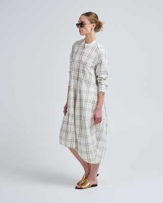 russel plaid balloon dress