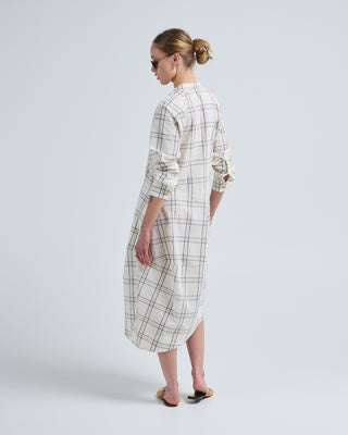 russel plaid balloon dress
