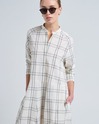 russel plaid balloon dress