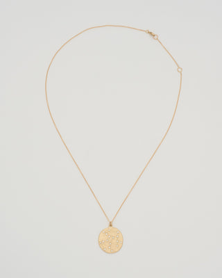 sagittarius diamond astrology necklace