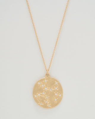 sagittarius diamond astrology necklace