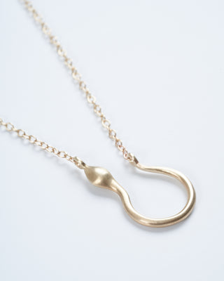 sapera charm holder necklace - gold