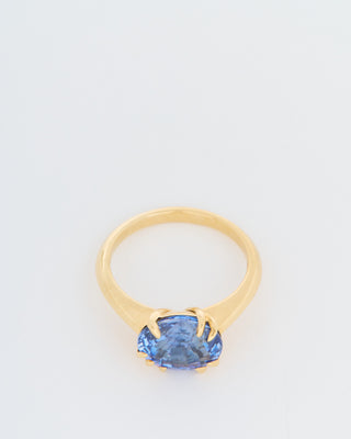 sapphire makhaira solitare ring