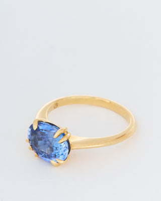 sapphire makhaira solitare ring