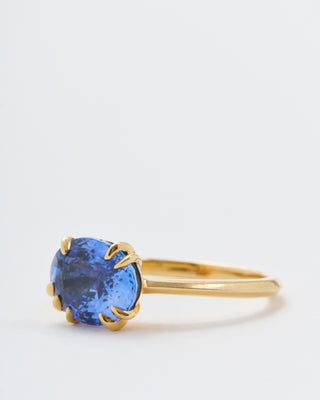 sapphire makhaira solitare ring