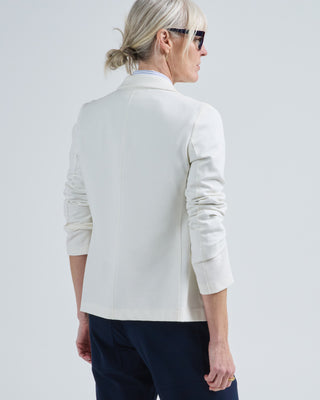 s.b. fitted blazer diagonal crafted with loro piana fabric