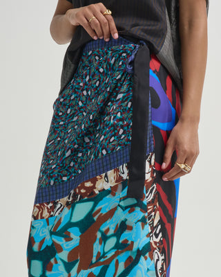 scarfy long skirt