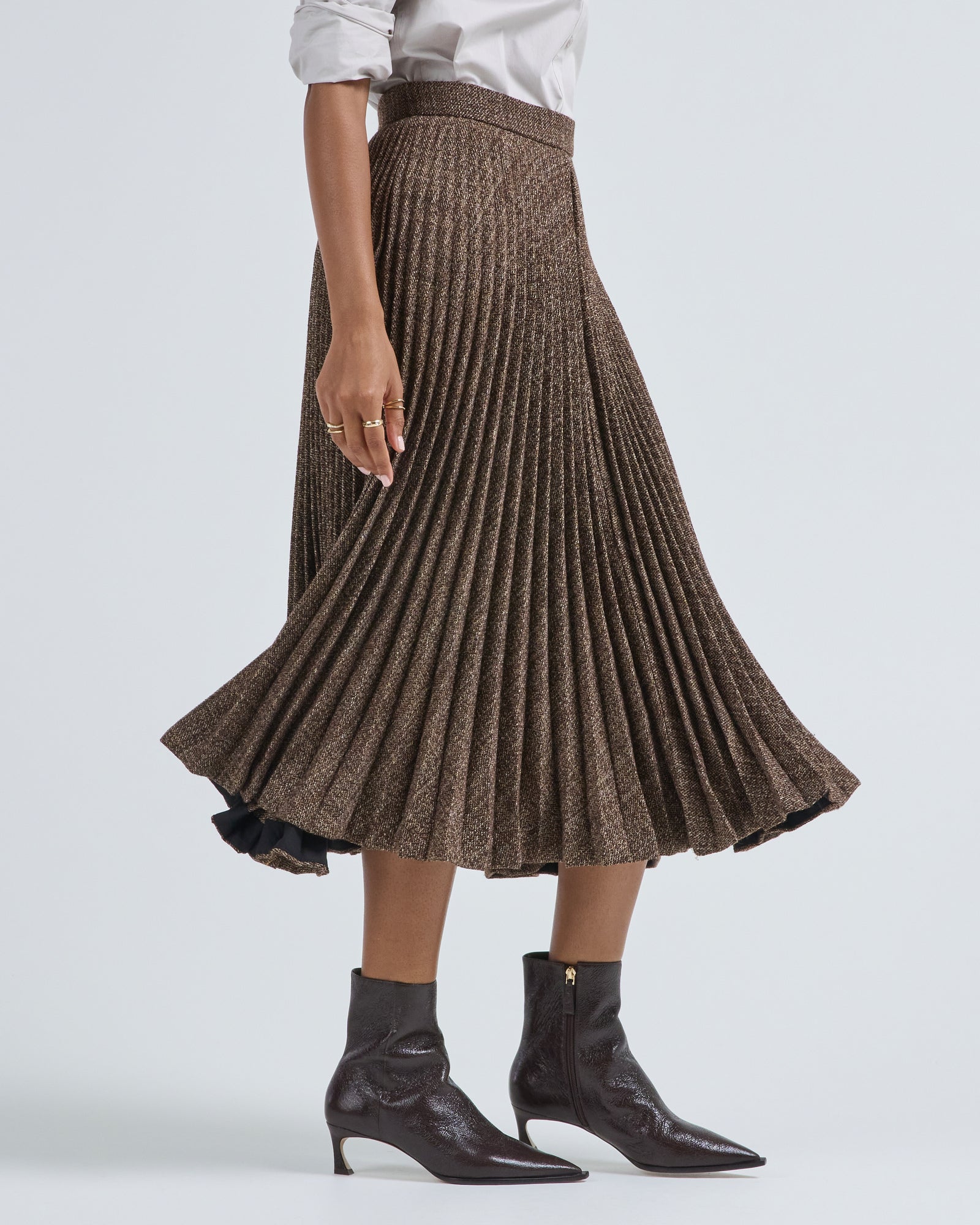 【新品同様】LAUREN MANOOGIAN　スカート　ツイスト　コットンリネン Lauren Manoogian Knot Shoulders Husk