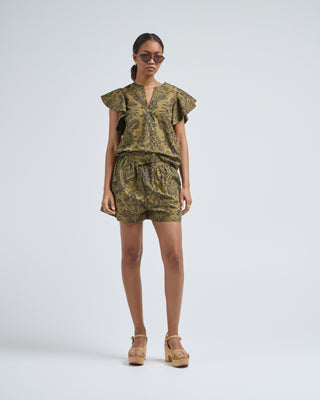 severine flutter sleeve top