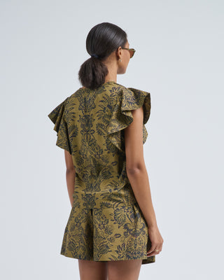 severine flutter sleeve top