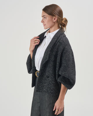 shawl lapel cardigan