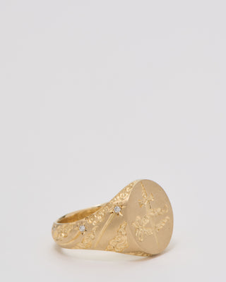 shield maiden signet ring