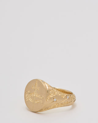 shield maiden signet ring
