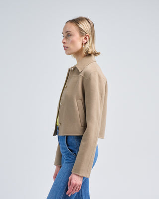 short boxy coat