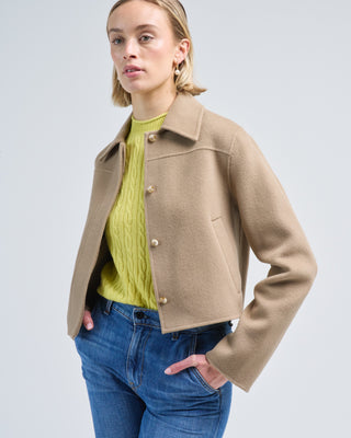 short boxy coat