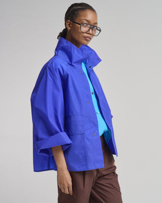 short rain jacket
