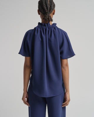 short ruff blouse