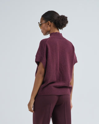 short sleeve cashmere sweater