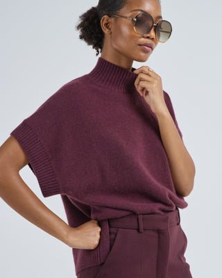 short sleeve cashmere sweater