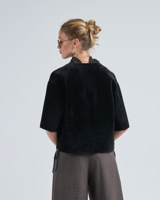 short sleeve v neck cardigan