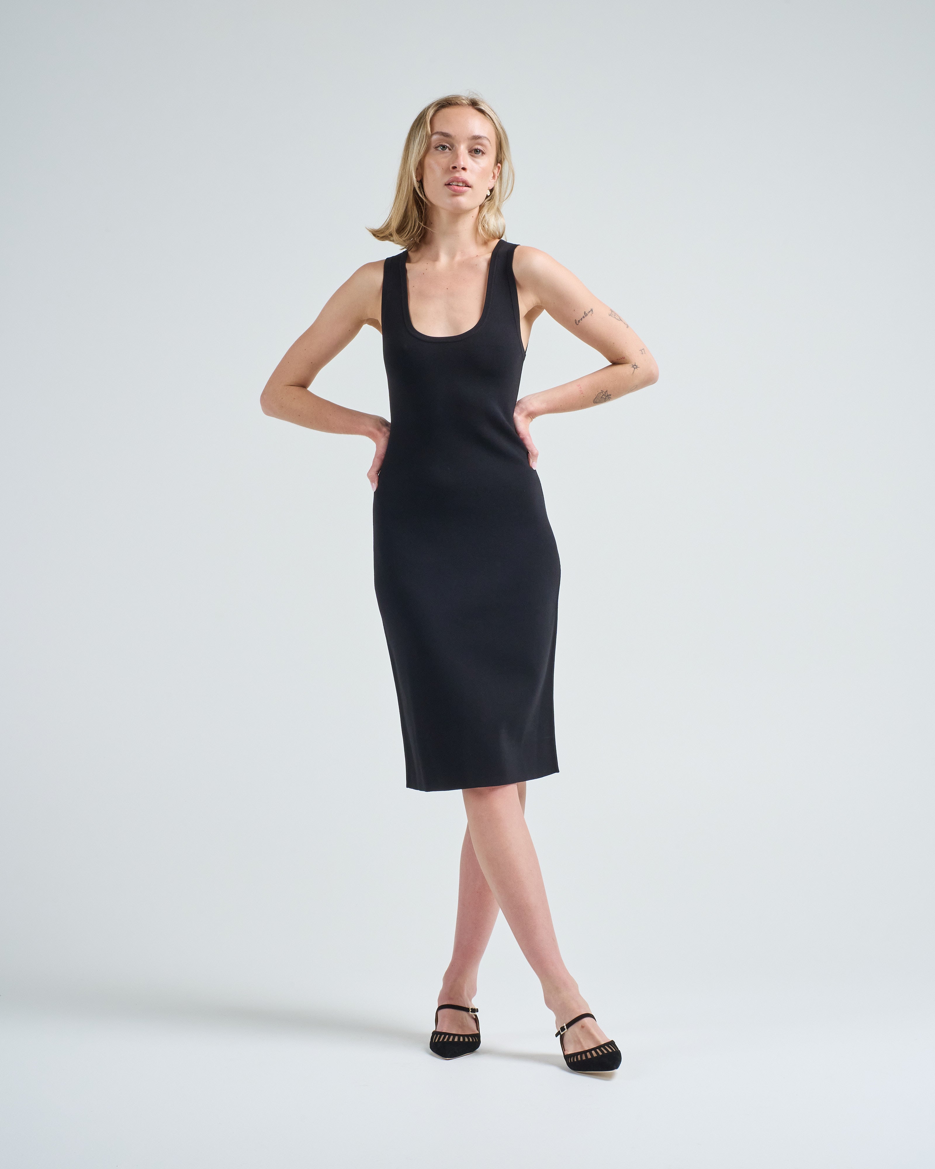 Toteme Short Tank Dress Black Toteme Short Tank Dress Black