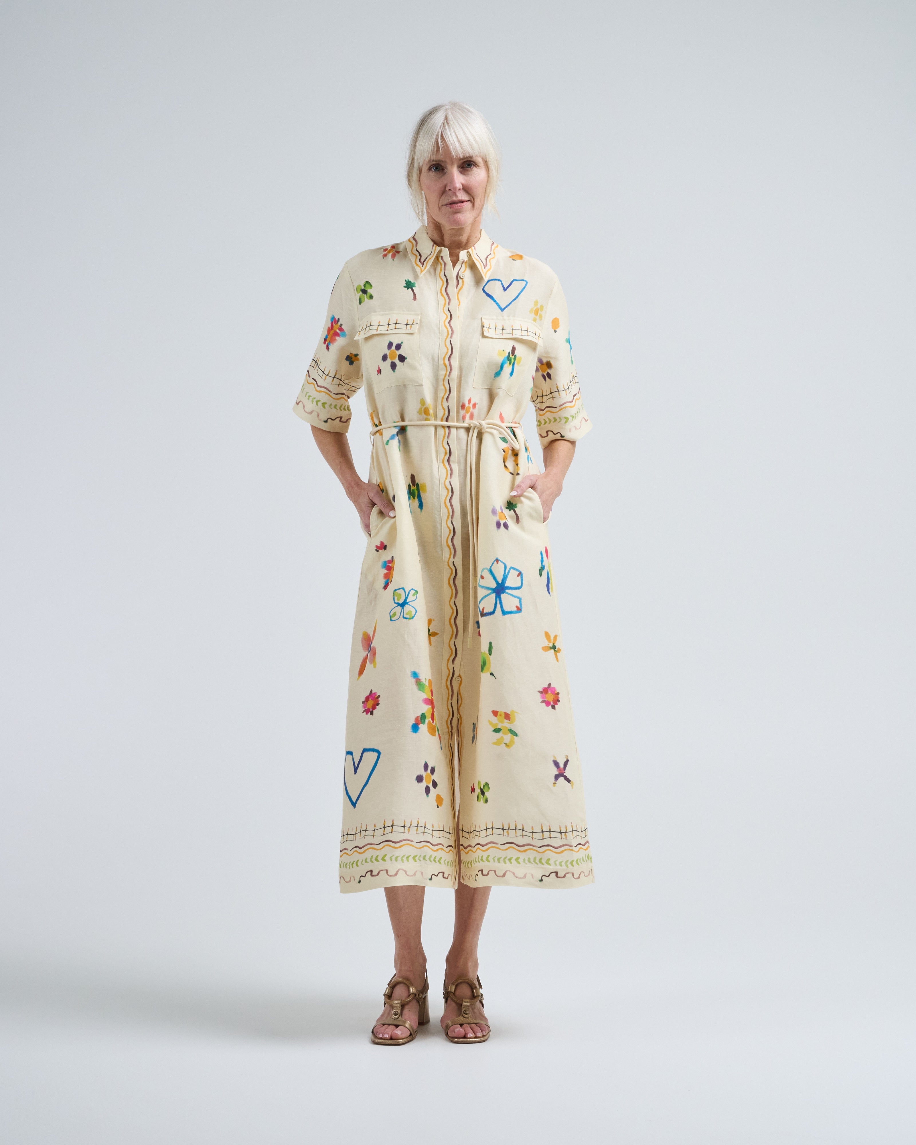 Alemais Sidi Shirtdress Multi Alemais Sidi Shirtdress Multi