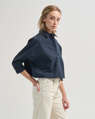 signature 3/4 cropped shirt