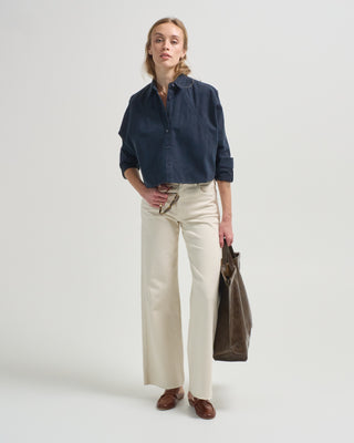 signature 3/4 cropped shirt