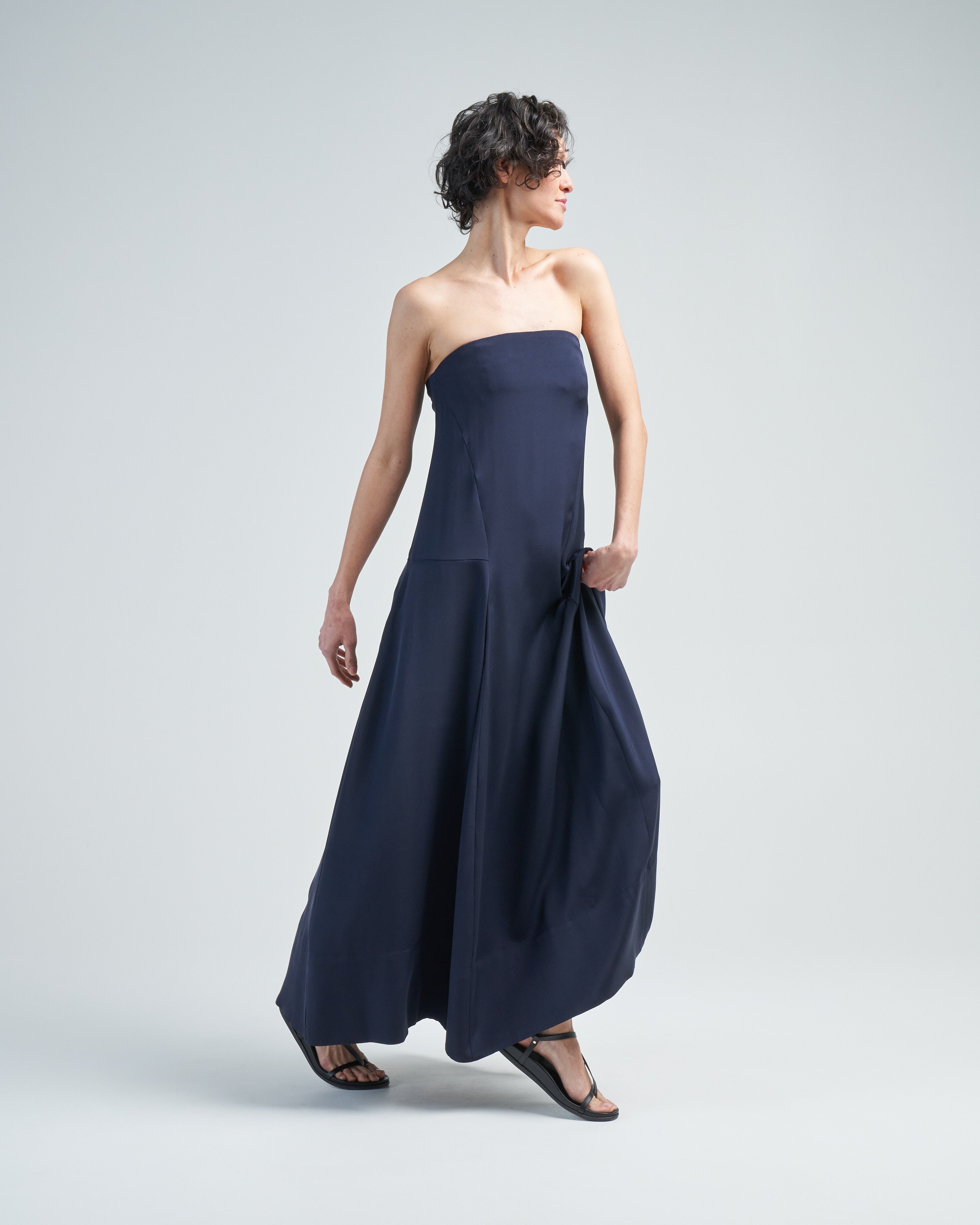 tibi silk maxi dress 4-Ply Silk Bias Dress