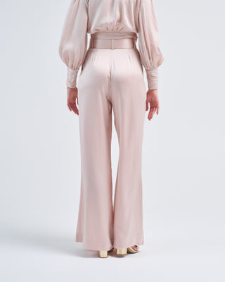 silk tuck pant