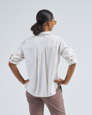 silvio untuckable button-up shirt