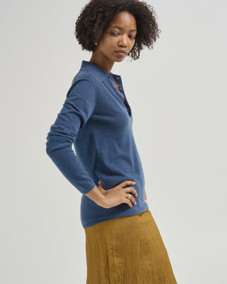 skinlike mercerized wool soft sheer polo