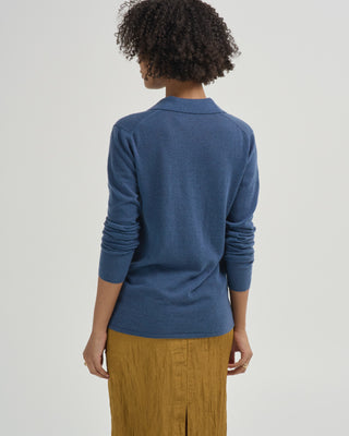 skinlike mercerized wool soft sheer polo