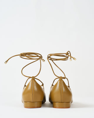 slim clarita lace up flat