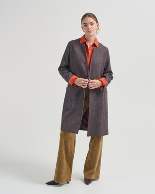 herringbone wool coat
