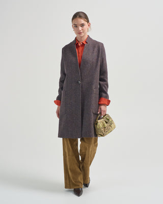 herringbone wool coat